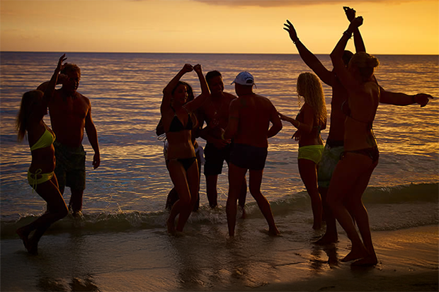 Fluffernutters celebrating at hedonism 2