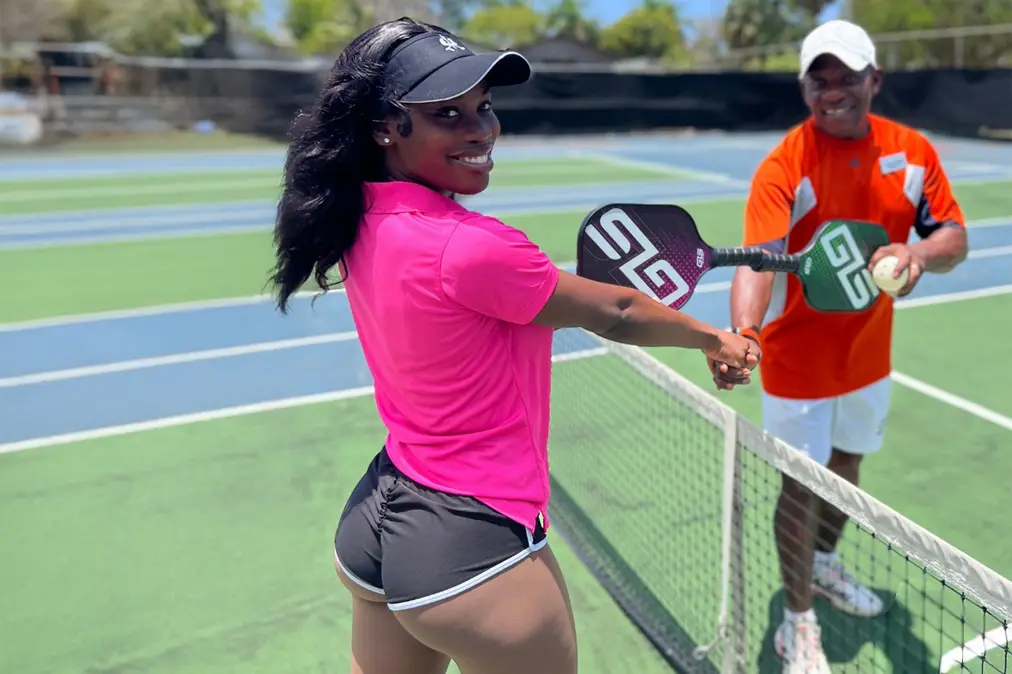 Pickleball instructor at hedo